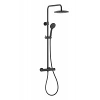  MOZA BLACK душевая стойка c термостатом
