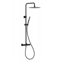  MOZA  Premium BLACK L 1550  мм душевая стойка c термостатом